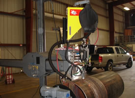 CNC welding at BAE Systems